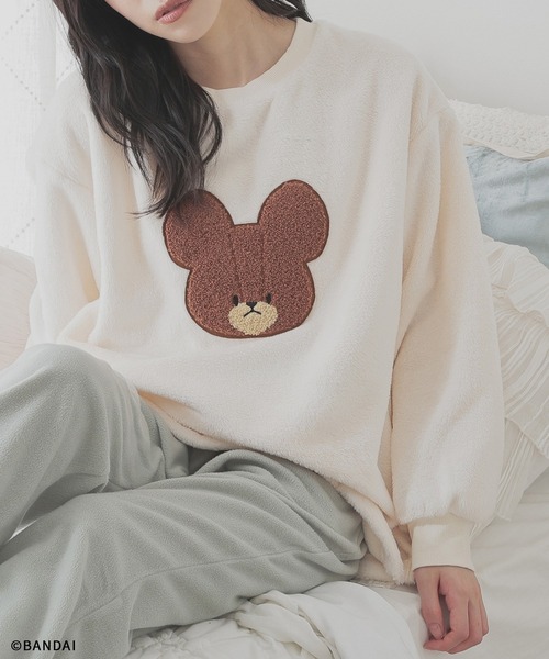 Honeys(ハニーズ)の「くまのがっこう/ルームウェア(上下セット)(ルームウェア/パジャマ・レディース・ピンク系その他/ホワイト系その他/ベージュ系その他・L/LL/M/S)」の12枚目の写真