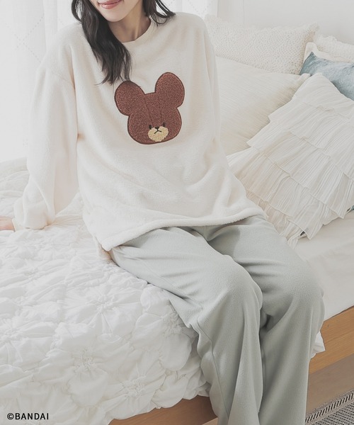 Honeys(ハニーズ)の「くまのがっこう/ルームウェア(上下セット)(ルームウェア/パジャマ・レディース・ピンク系その他/ホワイト系その他/ベージュ系その他・L/LL/M/S)」の13枚目の写真