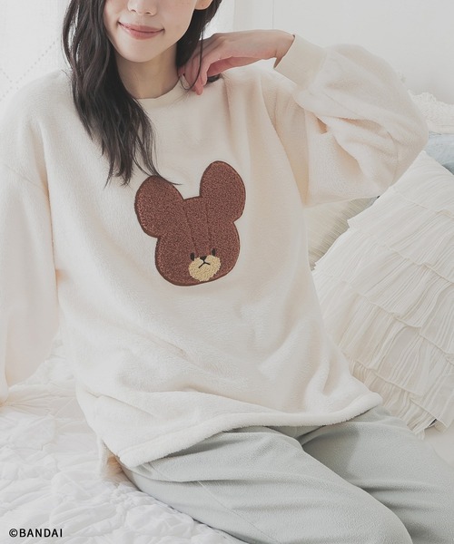 Honeys(ハニーズ)の「くまのがっこう/ルームウェア(上下セット)(ルームウェア/パジャマ・レディース・ピンク系その他/ホワイト系その他/ベージュ系その他・L/LL/M/S)」の14枚目の写真