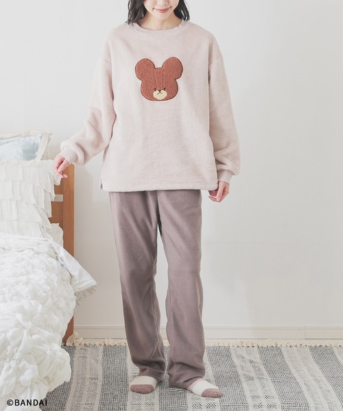 Honeys(ハニーズ)の「くまのがっこう/ルームウェア(上下セット)(ルームウェア/パジャマ・レディース・ピンク系その他/ホワイト系その他/ベージュ系その他・L/LL/M/S)」の20枚目の写真