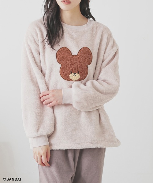 Honeys(ハニーズ)の「くまのがっこう/ルームウェア(上下セット)(ルームウェア/パジャマ・レディース・ピンク系その他/ホワイト系その他/ベージュ系その他・L/LL/M/S)」の21枚目の写真