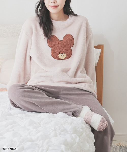 Honeys(ハニーズ)の「くまのがっこう/ルームウェア(上下セット)(ルームウェア/パジャマ・レディース・ピンク系その他/ホワイト系その他/ベージュ系その他・L/LL/M/S)」の22枚目の写真