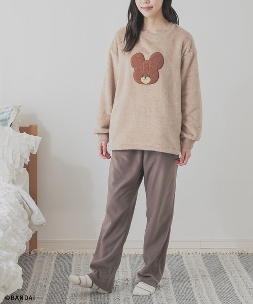 Honeys(ハニーズ)の「くまのがっこう/ルームウェア(上下セット)(ルームウェア/パジャマ・レディース・ピンク系その他/ホワイト系その他/ベージュ系その他・L/LL/M/S)」の7枚目の写真