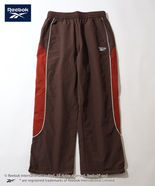 Reebok(リーボック)の「【Reebok/リーボック】パイピング デザイン ナイロン パンツ(その他パンツ・メンズ・ブラック/ネイビー/グリーン/ダークブラウン・M/L/LL)」の9枚目の写真