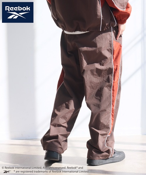 Reebok(リーボック)の「【Reebok/リーボック】パイピング デザイン ナイロン パンツ(その他パンツ・メンズ・ブラック/ネイビー/グリーン/ダークブラウン・M/L/LL)」の15枚目の写真