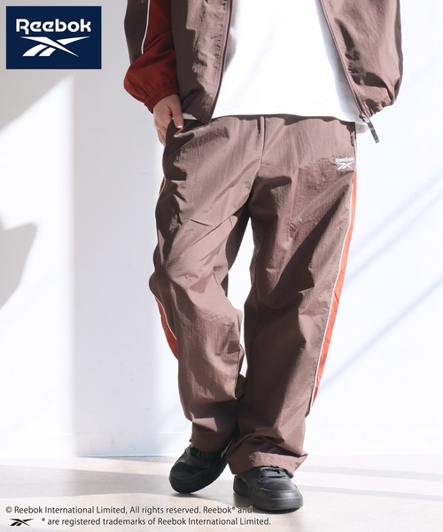 Reebok(リーボック)の「【Reebok/リーボック】パイピング デザイン ナイロン パンツ(その他パンツ・メンズ・ブラック/ネイビー/グリーン/ダークブラウン・M/L/LL)」の12枚目の写真