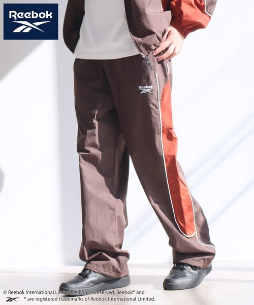 Reebok(リーボック)の「【Reebok/リーボック】パイピング デザイン ナイロン パンツ(その他パンツ・メンズ・ブラック/ネイビー/グリーン/ダークブラウン・M/L/LL)」の13枚目の写真