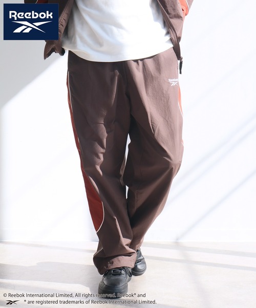 Reebok(リーボック)の「【Reebok/リーボック】パイピング デザイン ナイロン パンツ(その他パンツ・メンズ・ブラック/ネイビー/グリーン/ダークブラウン・M/L/LL)」の16枚目の写真