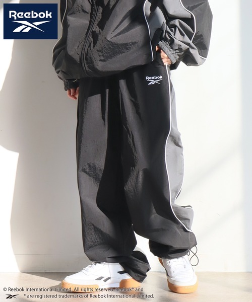 Reebok(リーボック)の「【Reebok/リーボック】パイピング デザイン ナイロン パンツ(その他パンツ・メンズ・ブラック/ネイビー/グリーン/ダークブラウン・M/L/LL)」の10枚目の写真