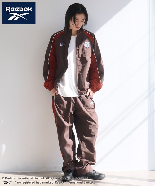 Reebok(リーボック)の「【Reebok/リーボック】パイピング デザイン ナイロン パンツ(その他パンツ・メンズ・ブラック/ネイビー/グリーン/ダークブラウン・M/L/LL)」の18枚目の写真