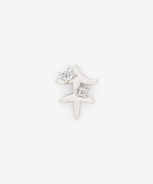 BLOOM(ブルーム)の「シルバー キュービックジルコニア 星座 ピアス(いて座) 片耳用 BLOOM/ブルーム(ピアス(片耳用)・レディース・ホワイト・-)」の12枚目の写真