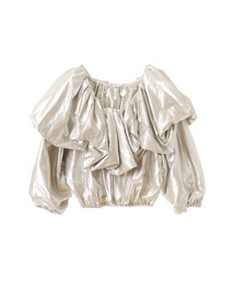 CURRENTAGE（カレンテージ）の「【CURRENTAGE/カレンテージ】2WAY silver blouse（シャツ/ブラウス）」