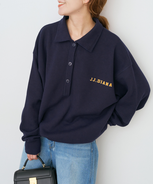 セール】J.J.Mercer / ジェイジェイマーサー 別注 襟つきニット