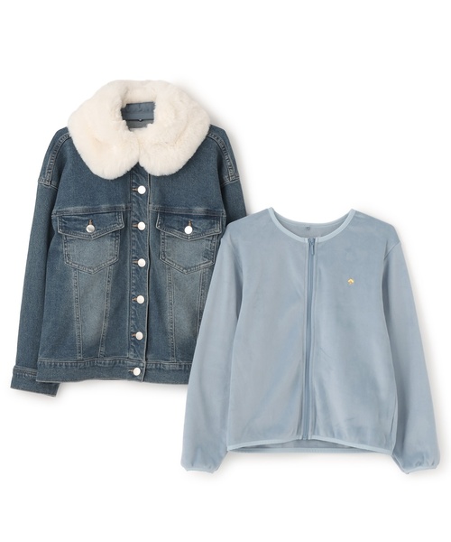セール】3wayデニムジャケット（デニムジャケット）｜kate spade new