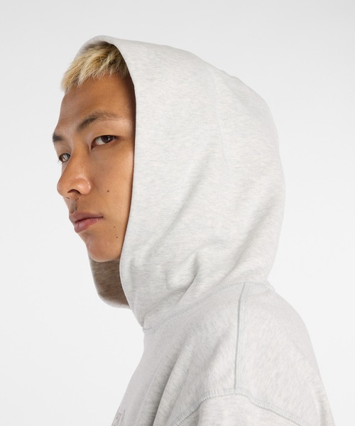 NEW BALANCE(ニューバランス)の「Athletics クラシックスフーディ(パーカー・メンズ・ライトグレー・XX-LARGE/X-LARGE/LARGE/MEDIUM/SMALL)」の6枚目の写真