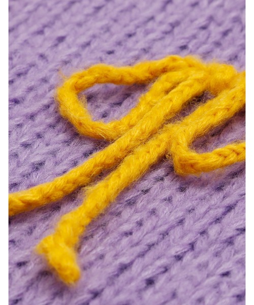 Little sunny bite(リトルサニーバイト)の「【RES】【Little Sunny Bite】ribbon knit top(ニット/セーター・レディース・パープル/オレンジ・SMALL)」の17枚目の写真