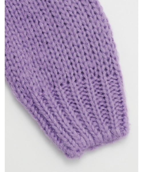 Little sunny bite(リトルサニーバイト)の「【RES】【Little Sunny Bite】ribbon knit top(ニット/セーター・レディース・パープル/オレンジ・SMALL)」の15枚目の写真