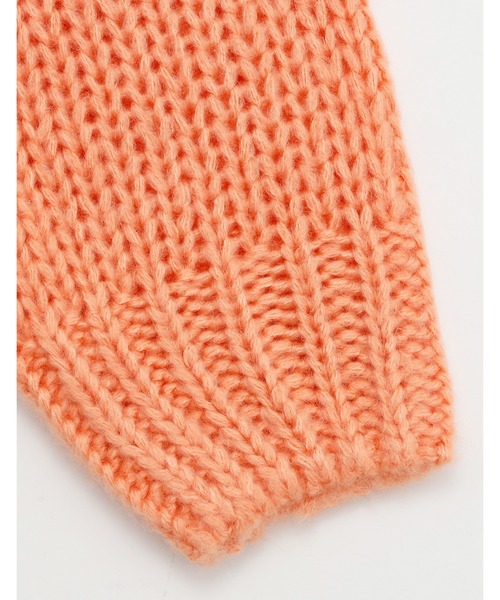 Little sunny bite(リトルサニーバイト)の「【RES】【Little Sunny Bite】ribbon knit top(ニット/セーター・レディース・パープル/オレンジ・SMALL)」の6枚目の写真