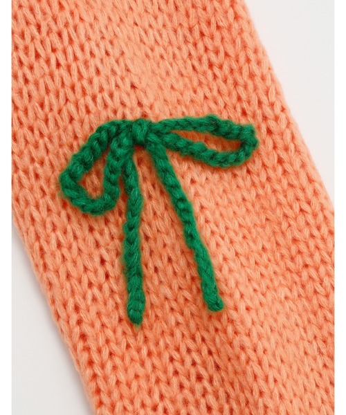 Little sunny bite(リトルサニーバイト)の「【RES】【Little Sunny Bite】ribbon knit top(ニット/セーター・レディース・パープル/オレンジ・SMALL)」の7枚目の写真