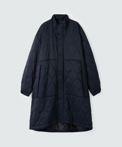WILD THINGS(ワイルドシングス)の「WILD THINGS/ワイルドシングス QUILTING MONSTER PARKA シンサレート ひょうたんキルト モンスターパーカー ハンドウォーマー(ダウンジャケット/コート・レディース・ブラック・S/M)」の2枚目の写真