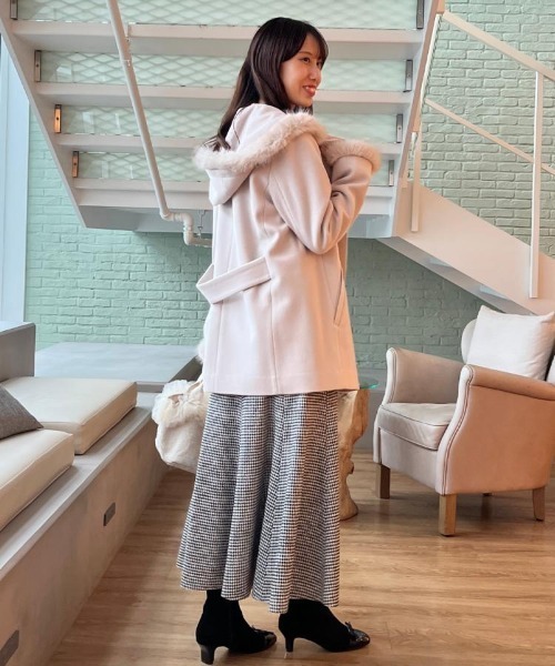 Chico 【マルチウェイ】ファー取り外しケープコート 受注販売】ファー取外しケープコート ＜ 6/29(日)23:59まで ＞ | Chico