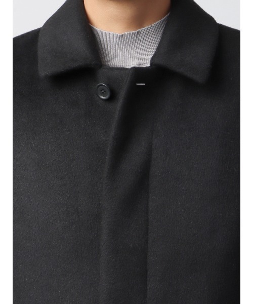 SUIT SQUARE(スーツスクエア)の「スマみえステンカラーコート ストレッチ ウールライクビーバー(ステンカラーコート・メンズ・ネイビー/ブラック・M/L/S/3L/LL)」の18枚目の写真