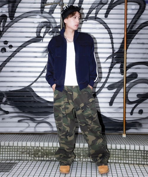 improves（インプローブス）の「ダンボール ライドライン ジャージ トラックジャケット（ジャージ・メンズ・杢グレー/ブラック/ネイビー・XXX-LARGE/XX-LARGE/X-LARGE/LARGE/MEDIUM/SMALL）」の8枚目の写真