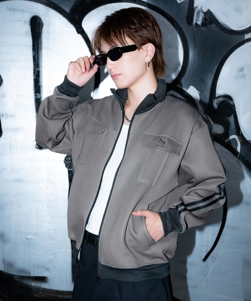 improves（インプローブス）の「ダンボール ライドライン ジャージ トラックジャケット（ジャージ・メンズ・杢グレー/ブラック/ネイビー・XXX-LARGE/XX-LARGE/X-LARGE/LARGE/MEDIUM/SMALL）」の22枚目の写真