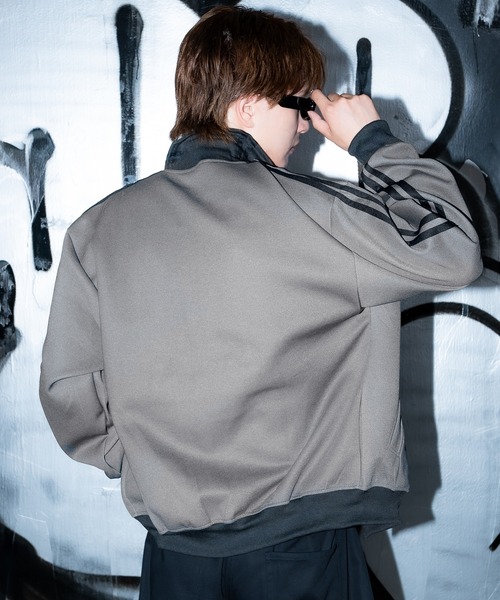 improves（インプローブス）の「ダンボール ライドライン ジャージ トラックジャケット（ジャージ・メンズ・杢グレー/ブラック/ネイビー・XXX-LARGE/XX-LARGE/X-LARGE/LARGE/MEDIUM/SMALL）」の13枚目の写真