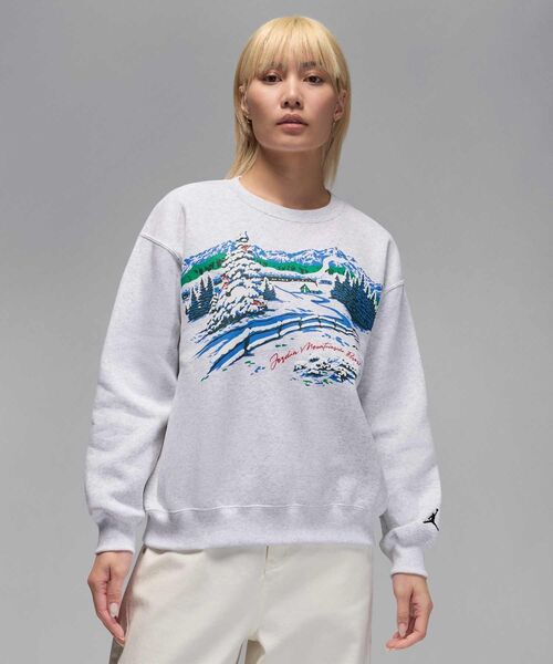 ジョーダン ブルックリン フリース ウィメンズ クルーネック