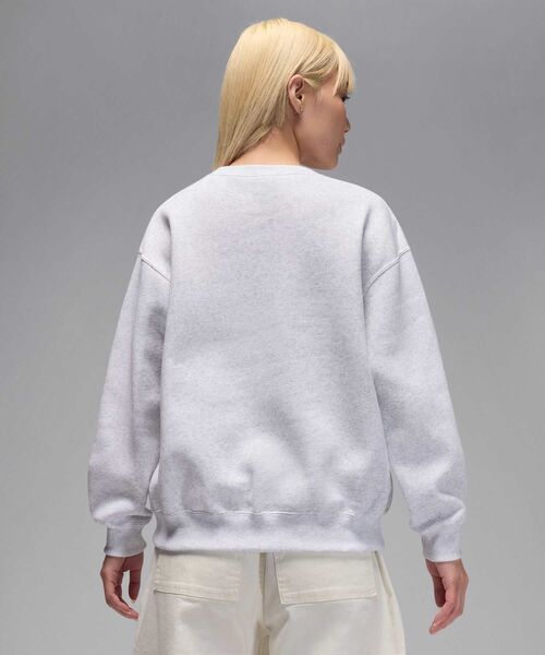 JORDAN BRAND（ジョーダンブランド）の「ジョーダン ブルックリン フリース ウィメンズ クルーネック スウェットシャツ / Jordan Brooklyn Fleece Women's Crew-Neck Sweatshirt HV3341-051 Birch Heather（スウェット・レディース・ミックスグレー・S/M/L/XS/XL）」の6枚目の写真