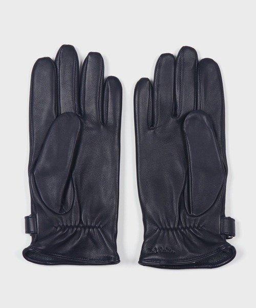 Paul Smith（ポールスミス）の「シグネチャーストライプ パイピングウール グローブ【250751 TSG】（手袋・メンズ・ブラック/ネイビー・FREE）」の6枚目の写真