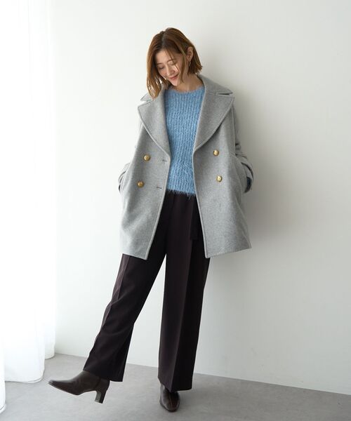 セール】ラメシャギーボートネックニット（ニット/セーター）｜YECCA