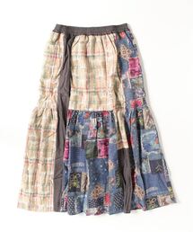 パッチワークスカート