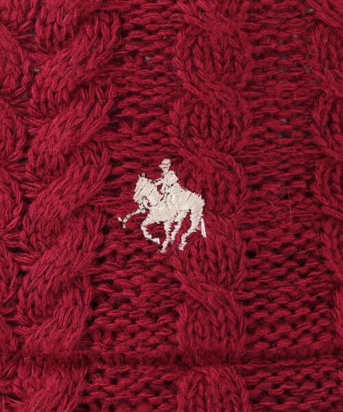 Jayro(ジャイロ)の「POLO BCSケーブルニットハット(ハット・レディース・ホワイト系その他2/ブルー/チャコールグレー/レッド・FREE)」の8枚目の写真