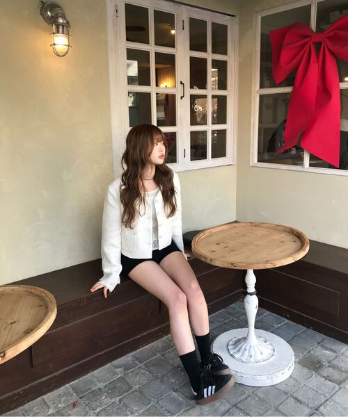 AVANDRESS(アバンドレス )の「Annabel Tweed Jacket IVORY(テーラードジャケット・レディース・アイボリー・SMALL/MEDIUM)」の5枚目の写真