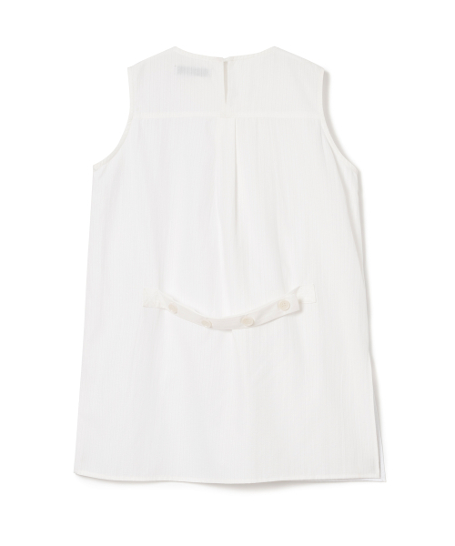 MILLO WOMEN（ミロウーマン）の「ダブルレイヤースリーブレスシャツ[ホワイト]（シャツ/ブラウス・レディース・その他・SMALL/MEDIUM）」の3枚目の写真