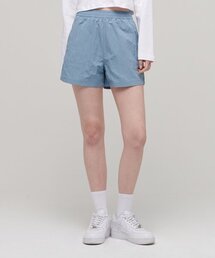 ウーマンズナイロンバンディングショーツ[ブルーグレー]