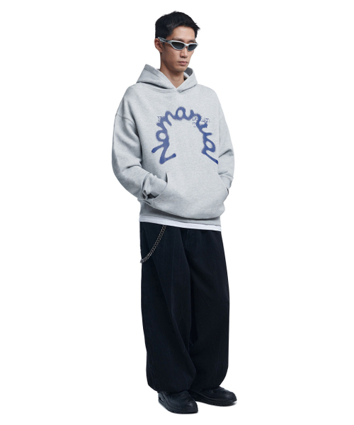 NOMANUAL(NOMANUAL)の「S.P.L HOODIE - MELANGE(パーカー・レディース・その他・SMALL/MEDIUM/LARGE/X-LARGE)」の3枚目の写真