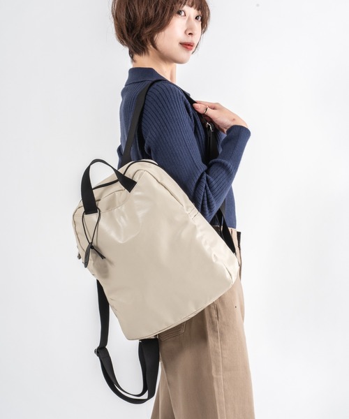 Jack Gomme(ジャックゴム)の「【JACK GOMME/ジャックゴム】バックパック リュック LAMI(バックパック/リュック・レディース・ブラック/シルバー/モカ/インディゴブルー/アイボリー/ライトブルー/ワインレッド/ゴールド/カーキ/ホワイト/イエロー・FREE)」の13枚目の写真
