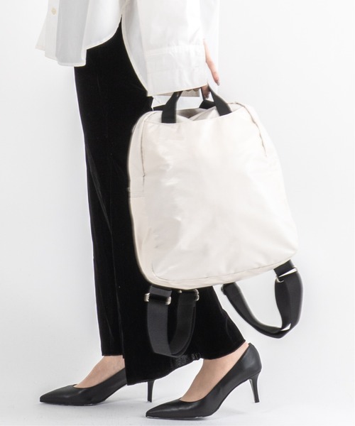 Jack Gomme(ジャックゴム)の「【JACK GOMME/ジャックゴム】バックパック リュック LAMI(ショルダーバッグ・レディース・ブラック/シルバー/モカ/インディゴブルー/アイボリー/ライトブルー/ワインレッド・FREE)」の15枚目の写真