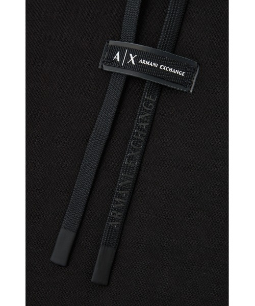 ARMANI EXCHANGE(アルマーニエクスチェンジ)の「ロゴラベル フーデッドスウェットプルオーバー(パーカー・レディース・アイボリー/ブラック・SMALL)」の3枚目の写真