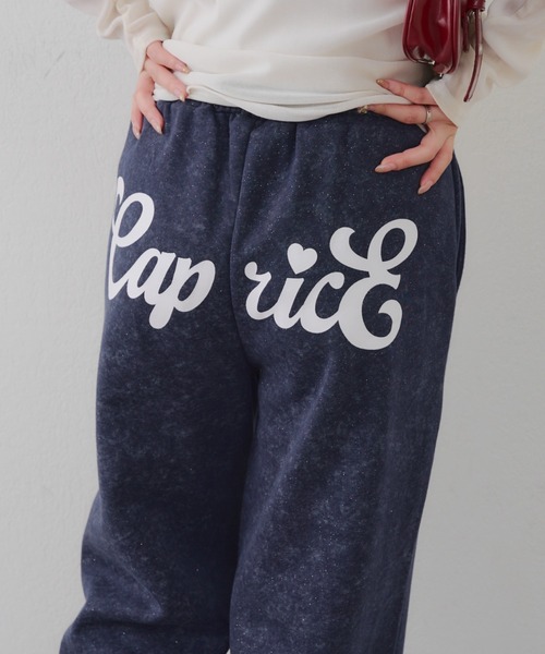 Another Branch olive des olive(アナザーブランチオリーブデオリーブ)の「バックプリント入りキラキラスウェットパンツ(その他パンツ・レディース・ネイビー/ブラック/グレー・FREE)」の3枚目の写真