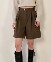 タック入りハーフパンツ
