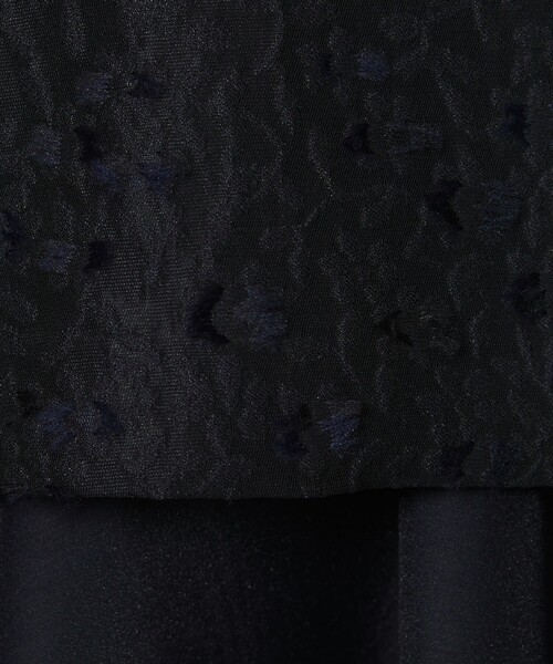 UNITED ARROWS（ユナイテッドアローズ）の「フラワー カットジャガード コンビブラウス（シャツ/ブラウス・レディース・ネイビー・FREE）」の19枚目の写真