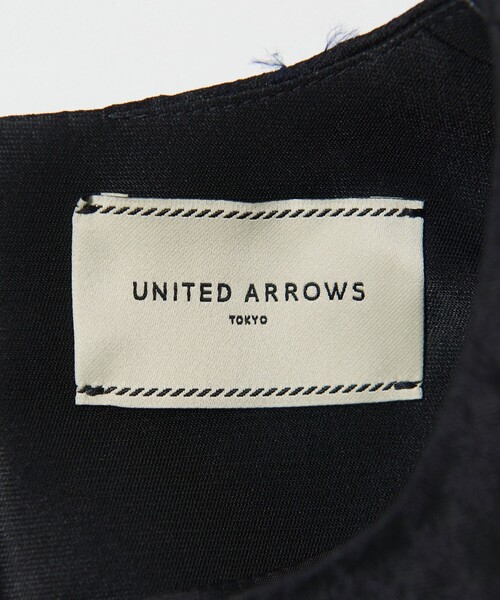 UNITED ARROWS（ユナイテッドアローズ）の「フラワー カットジャガード コンビブラウス（シャツ/ブラウス・レディース・ネイビー・FREE）」の20枚目の写真
