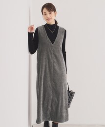 ITS'DEMO | 【手洗い可】ベロアジャンスカ(ワンピース)