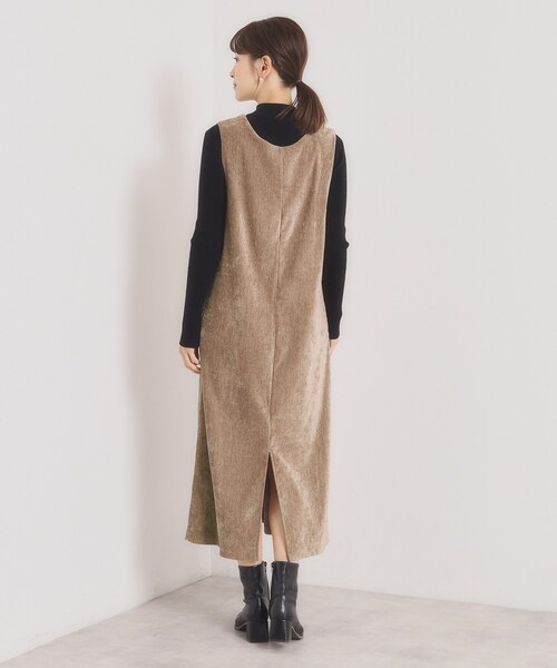 ITS'DEMO(イッツデモ)の「【手洗い可】ベロアジャンスカ(ワンピース・レディース・チャコールグレー/ブラック/ブラウン系・00)」の18枚目の写真