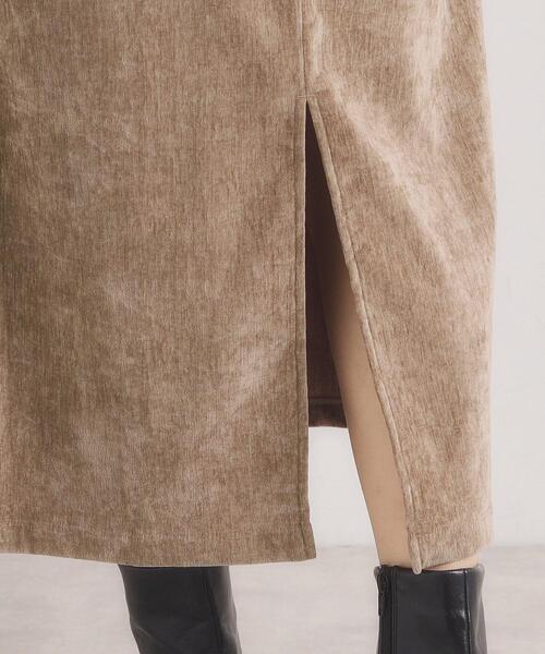 ITS'DEMO(イッツデモ)の「【手洗い可】ベロアジャンスカ(ワンピース・レディース・チャコールグレー/ブラック/ブラウン系・00)」の22枚目の写真