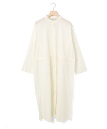 MidiUmi（ミディウミ）の「MidiUmi スタンドカラーシャツワンピース（シャツワンピース）」
